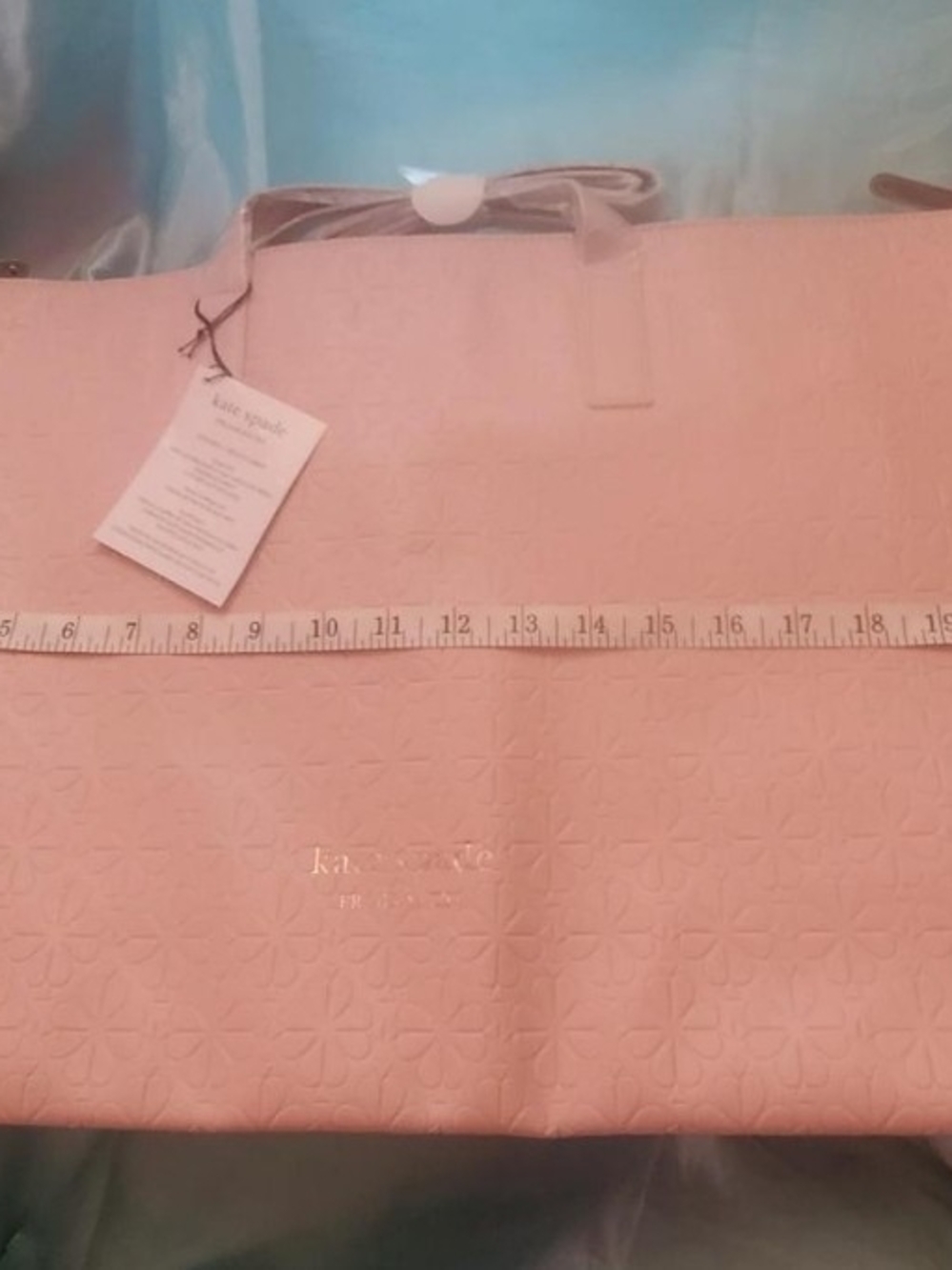 Kate Spade Weekender Pink Faux Leather Tote
